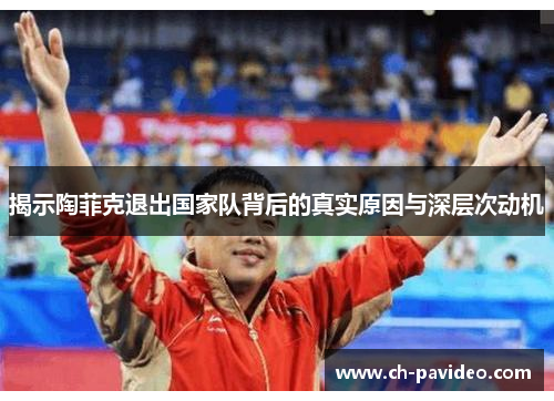 揭示陶菲克退出国家队背后的真实原因与深层次动机 揭示陶菲克退出国家队背后的真实原因与深层次动机