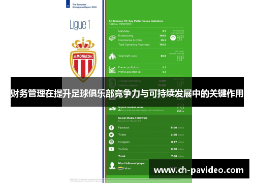 财务管理在提升足球俱乐部竞争力与可持续发展中的关键作用 财务管理在提升足球俱乐部竞争力与可持续发展中的关键作用